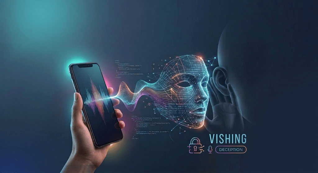 Portada del artículo sobre estafas de vishing y clonación de voz por IA de Software Informático